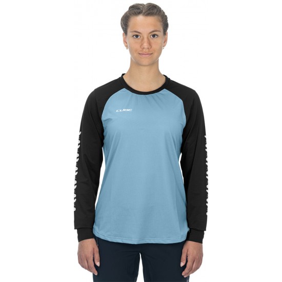 TRICOU CUBE ATX WS ROUND NECK L/S BLACK/BLUE S TRICOU CUBE ATX WS ROUND NECK L/S BLACK/BLUE S