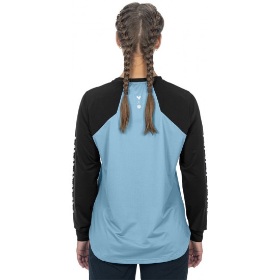 TRICOU CUBE ATX WS ROUND NECK L/S BLACK/BLUE S TRICOU CUBE ATX WS ROUND NECK L/S BLACK/BLUE S