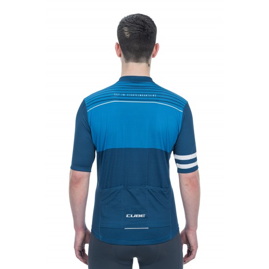 TRICOU CUBE BLACKLINE CMPT S/S BLUE M TRICOU CUBE BLACKLINE CMPT S/S BLUE M