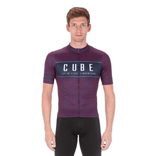 TRICOU CUBE BLACKLINE JERSEY 2020 S/S BLUE PINK XL TRICOU CUBE BLACKLINE JERSEY 2020 S/S BLUE PINK XL