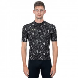 TRICOU CUBE BLACKLINE JERSEY BAVARIA BLACK XXXL