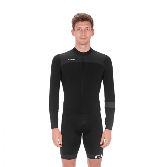 TRICOU CUBE BLACKLINE JERSEY L/S BLACK M TRICOU CUBE BLACKLINE JERSEY L/S BLACK M