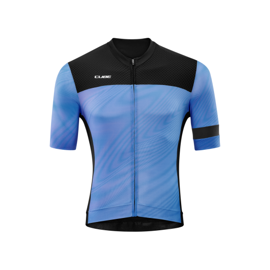 TRICOU CUBE BLACKLINE JERSEY S/S BLUE PATTERN L