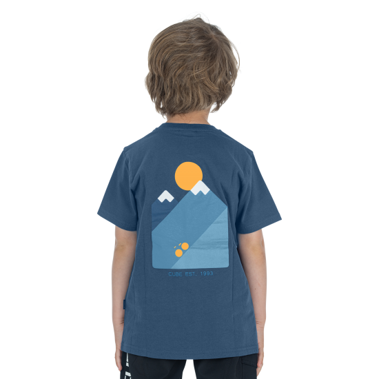TRICOU CUBE ORGANIC ROOKIE MOUNTAINS BLUE XXL TRICOU CUBE ORGANIC ROOKIE MOUNTAINS BLUE XXL