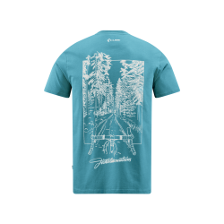 TRICOU CUBE ORGANIC T-SHIRT FICHTELMOUNTAINS GTY FIT GREY N CORAL M TRICOU CUBE ORGANIC T-SHIRT FICHTELMOUNTAINS GTY FIT GREY N CORAL M