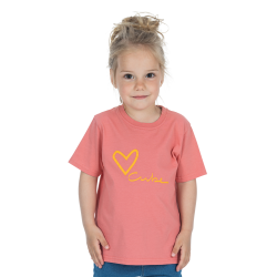 TRICOU CUBE ORGANIC T-SHIRT ROOKIE BICYCLE LOVE CORAL XL (146/152) TRICOU CUBE ORGANIC T-SHIRT ROOKIE BICYCLE LOVE CORAL XL (146/152)