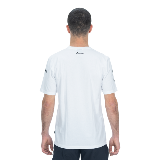 TRICOU CUBE ORGANIC T-SHIRT TEAMLINE WHITE M