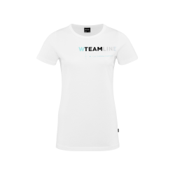 TRICOU CUBE ORGANIC WS T-SHIRT TEAMLINE WHITE L (40)