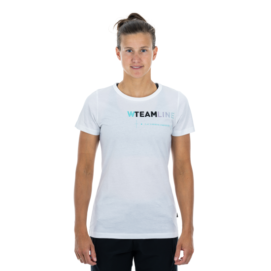 TRICOU CUBE ORGANIC WS T-SHIRT TEAMLINE WHITE M (38) TRICOU CUBE ORGANIC WS T-SHIRT TEAMLINE WHITE M (38)