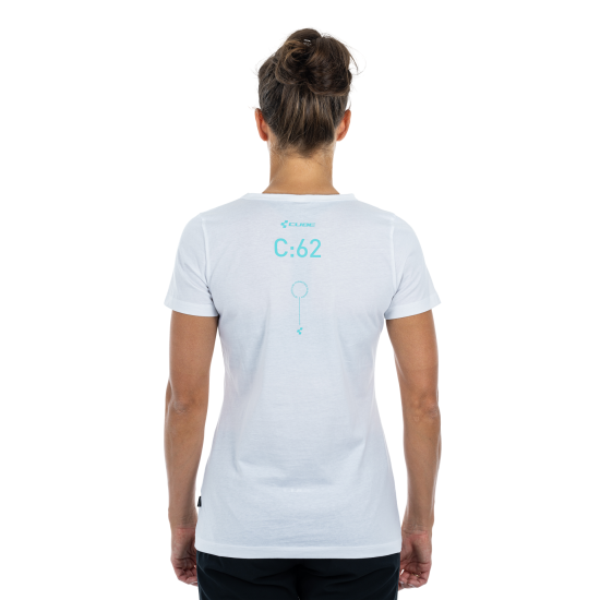 TRICOU CUBE ORGANIC WS T-SHIRT TEAMLINE WHITE S (36)