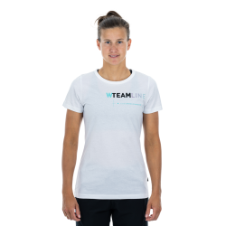 TRICOU CUBE ORGANIC WS T-SHIRT TEAMLINE WHITE XL (42)