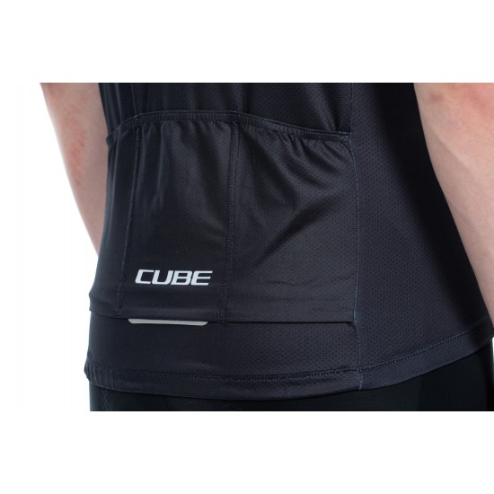 TRICOU CUBE TEAMLINE CMPT S/S BLACK/BLUE/GREY S TRICOU CUBE TEAMLINE CMPT S/S BLACK/BLUE/GREY S