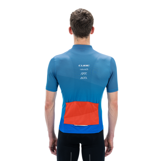 TRICOU CUBE TEAMLINE JERSEY CMPT S/S BLUE RED GREY M TRICOU CUBE TEAMLINE JERSEY CMPT S/S BLUE RED GREY M