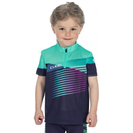 TRICOU CUBE TEAMLINE ROOKIE S/S BLUE/MINT L TRICOU CUBE TEAMLINE ROOKIE S/S BLUE/MINT L