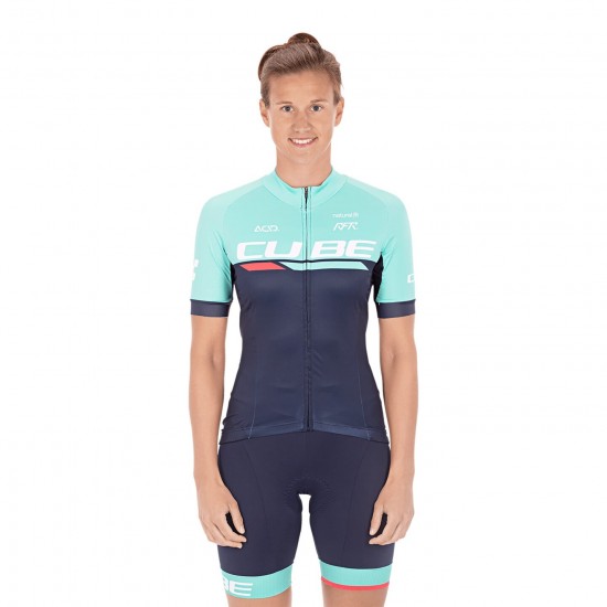 TRICOU CUBE TEAMLINE WS JERSEY S/S BLUE MINT M TRICOU CUBE TEAMLINE WS JERSEY S/S BLUE MINT M