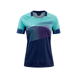 TRICOU CUBE TEAMLINE WS ROUND NECK JERSEY S/S BLUE MINT XS