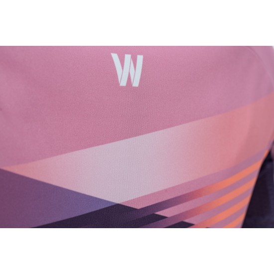 TRICOU CUBE TEAMLINE WS ROUNDNECK S/S VIOLET/ROSE M TRICOU CUBE TEAMLINE WS ROUNDNECK S/S VIOLET/ROSE M