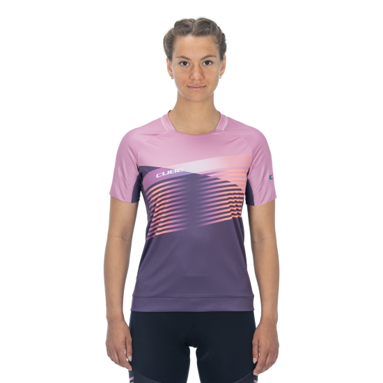 TRICOU CUBE TEAMLINE WS ROUNDNECK S/S VIOLET/ROSE S TRICOU CUBE TEAMLINE WS ROUNDNECK S/S VIOLET/ROSE S