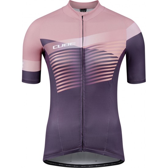TRICOU CUBE TEAMLINE WS S/S VIOLET/ROSE M TRICOU CUBE TEAMLINE WS S/S VIOLET/ROSE M