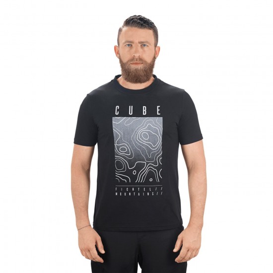 TRICOU CUBE T-SHIRT FICHTELMOUNTAINS NEGRU S TRICOU CUBE T-SHIRT FICHTELMOUNTAINS NEGRU S