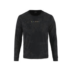 TRICOU CUBE VERTEX ROUND NECK FLOW L/S BLACK XL TRICOU CUBE VERTEX ROUND NECK FLOW L/S BLACK XL