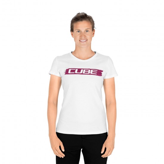 TRICOU CUBE WS T-SHIRT LOGO ALB ROSU XL (42) TRICOU CUBE WS T-SHIRT LOGO ALB ROSU XL (42)