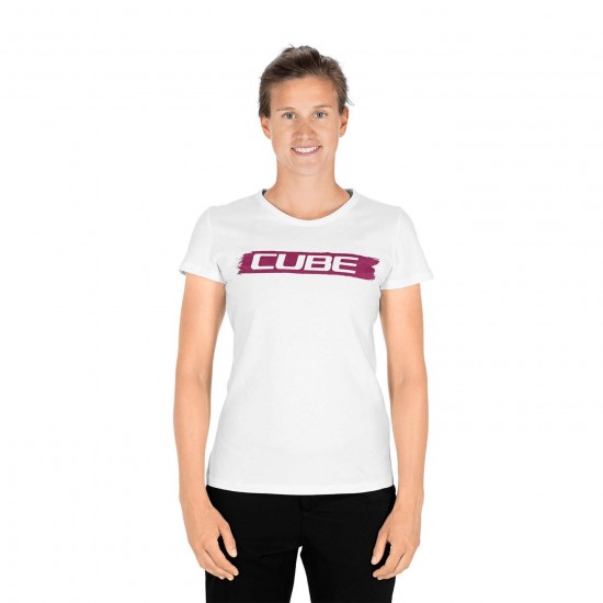 TRICOU CUBE WS T-SHIRT LOGO ALB ROSU XL (42) TRICOU CUBE WS T-SHIRT LOGO ALB ROSU XL (42)