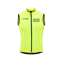 VESTA CUBE BLACKLINE SOFTSHELL GILET SAFETY BLACK N NEON YELLOW S
