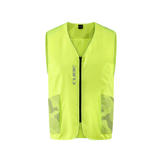 VESTA REFLECTORIZANTA CUBE SAFETY GILET CMPT NEON YELLOW XS/S