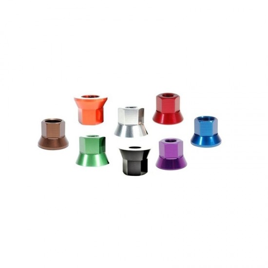 Axle Nuts 14mm rosu single