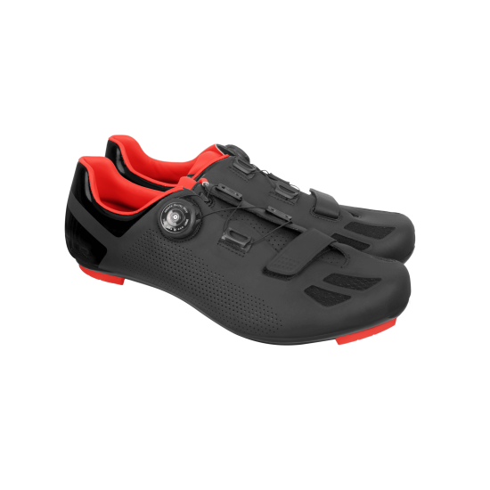 Pantofi ciclism FLR F-11 Pro Road - Negru/Rosu 41 Pantofi ciclism FLR F-11 Pro Road - Negru/Rosu 41
