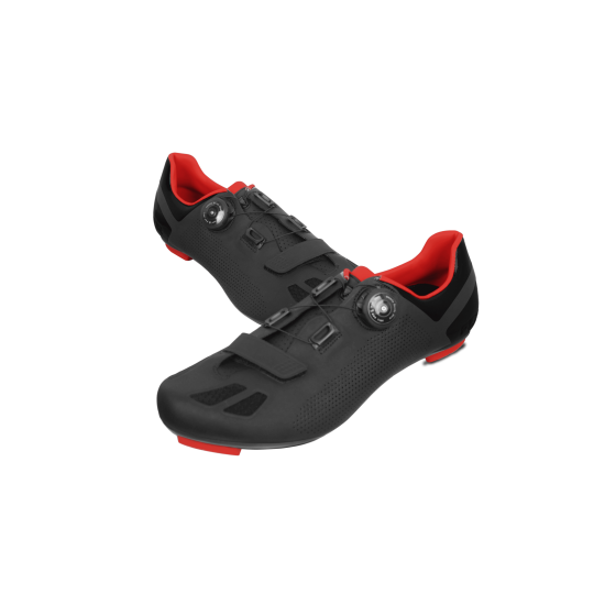 Pantofi ciclism FLR F-11 Pro Road - Negru/Rosu 43 Pantofi ciclism FLR F-11 Pro Road - Negru/Rosu 43
