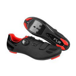 Pantofi ciclism FLR F-11 Pro Road - Negru/Rosu 44