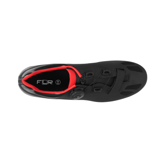 Pantofi ciclism FLR F-11 Pro Road - Negru/Rosu 45 Pantofi ciclism FLR F-11 Pro Road - Negru/Rosu 45