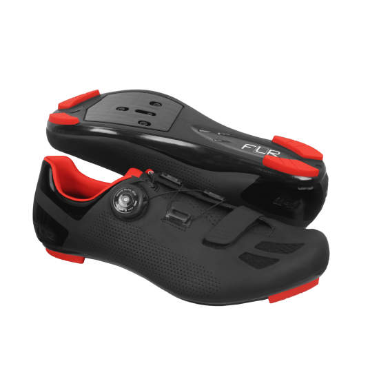 Pantofi ciclism FLR F-11 Pro Road - Negru/Rosu 46 Pantofi ciclism FLR F-11 Pro Road - Negru/Rosu 46
