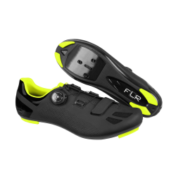 Pantofi ciclism FLR F-11 Pro Road - Negru/Galben neon 42