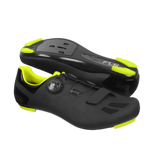 Pantofi ciclism FLR F-11 Pro Road - Negru/Galben neon 43 Pantofi ciclism FLR F-11 Pro Road - Negru/Galben neon 43