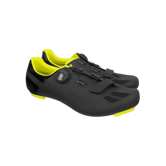 Pantofi ciclism FLR F-11 Pro Road - Negru/Galben neon 44 Pantofi ciclism FLR F-11 Pro Road - Negru/Galben neon 44