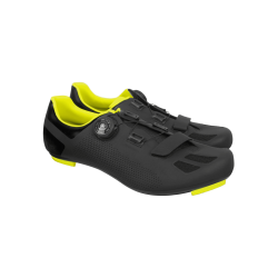 Pantofi ciclism FLR F-11 Pro Road - Negru/Galben neon 45