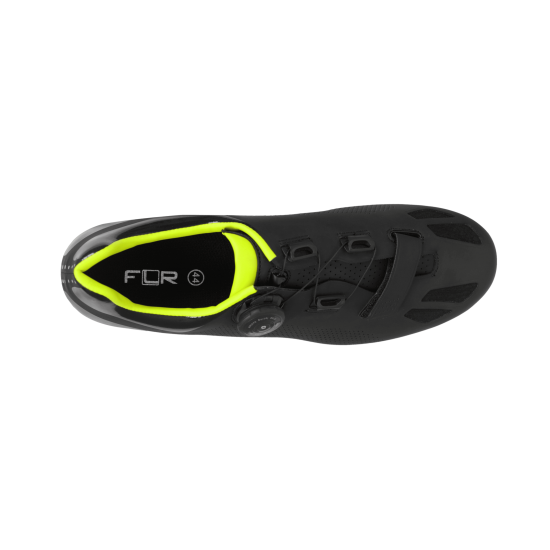 Pantofi ciclism FLR F-11 Pro Road - Negru/Galben neon 46 Pantofi ciclism FLR F-11 Pro Road - Negru/Galben neon 46
