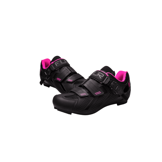 Pantofi ciclism FLR F-15 III Pro Road - Negru/Roz 36 Pantofi ciclism FLR F-15 III Pro Road - Negru/Roz 36