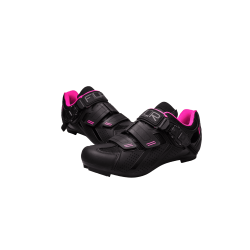 Pantofi ciclism FLR F-15 III Pro Road - Negru/Roz 37