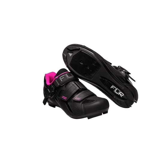 Pantofi ciclism FLR F-15 III Pro Road - Negru/Roz 39 Pantofi ciclism FLR F-15 III Pro Road - Negru/Roz 39