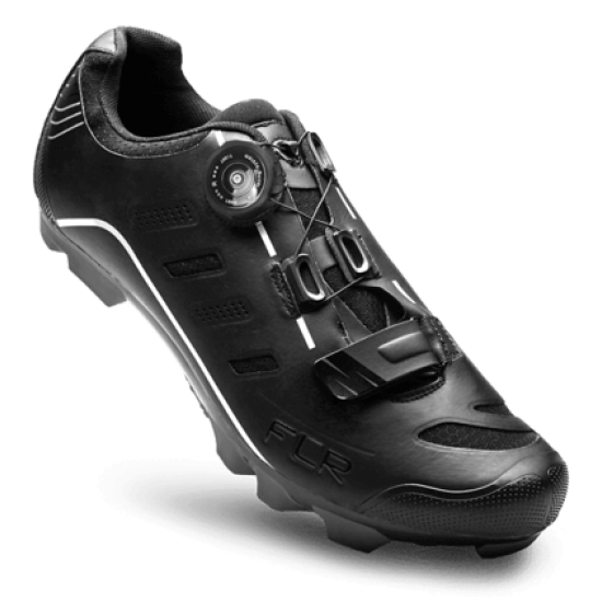 Pantofi ciclism FLR F-75 II Elite Mtb - Negru 42 (incl. 1 pereche sosete)
