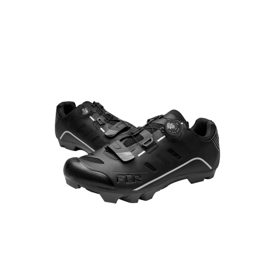 Pantofi ciclism FLR F-75 II Elite Mtb - Negru 44 (incl. 1 pereche sosete)