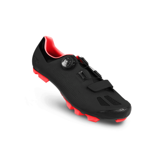 Pantofi ciclism FLR F-70 Elite Mtb - Negru/Rosu 41