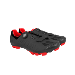 Pantofi ciclism FLR F-70 Elite Mtb - Negru/Rosu 42 Pantofi ciclism FLR F-70 Elite Mtb - Negru/Rosu 42