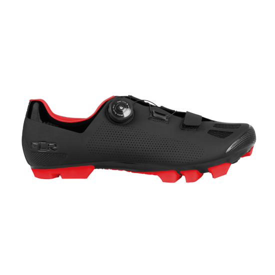 Pantofi ciclism FLR F-70 Elite Mtb - Negru/Rosu 44 Pantofi ciclism FLR F-70 Elite Mtb - Negru/Rosu 44