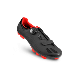 Pantofi ciclism FLR F-70 Elite Mtb - Negru/Rosu 45 Pantofi ciclism FLR F-70 Elite Mtb - Negru/Rosu 45