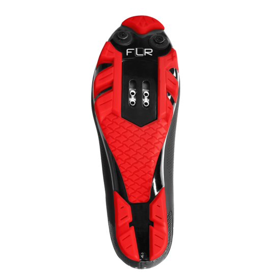 Pantofi ciclism FLR F-70 Elite Mtb - Negru/Rosu 46 Pantofi ciclism FLR F-70 Elite Mtb - Negru/Rosu 46